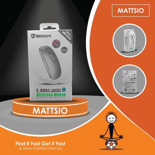 Maxguard 2.4ghz bluetooth wireless mouse